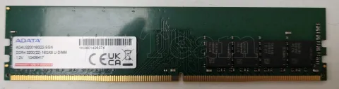 Photo de Barrette mémoire 16Go DIMM DDR4 Adata Premier  3200Mhz (Vert) - SN 1N3801426374 - ID 201234