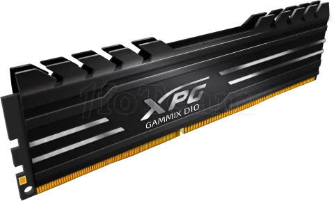 Photo de Barrette mémoire 16Go DIMM DDR4 Adata XPG GammiX D10  3200Mhz (Noir)