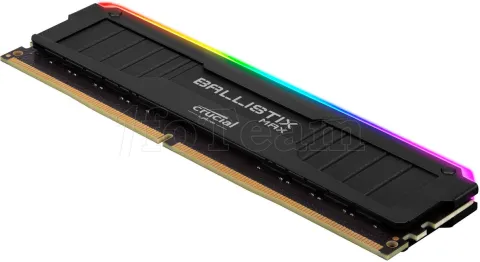 Photo de Barrette mémoire 16Go DIMM DDR4 Ballistix Max RGB  4000Mhz (Noir)