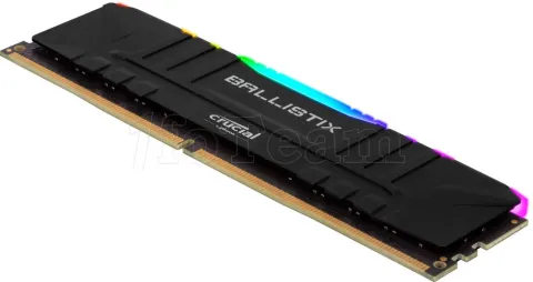 Photo de Barrette mémoire 16Go DIMM DDR4 Ballistix RGB  3600Mhz (Noir)