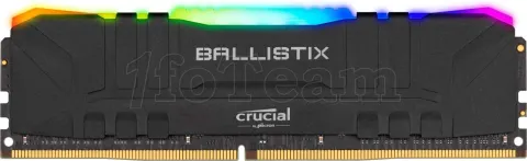 Photo de Barrette mémoire 16Go DIMM DDR4 Ballistix RGB  3600Mhz (Noir)