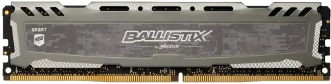 Photo de Barrette mémoire 16Go DIMM DDR4 Ballistix Sport LT  3000Mhz (Gris)