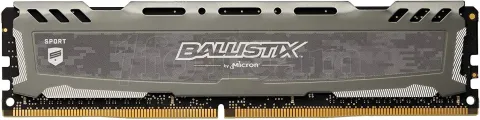 Photo de Barrette mémoire 16Go DIMM DDR4 Ballistix Sport LT  3200Mhz (Gris)