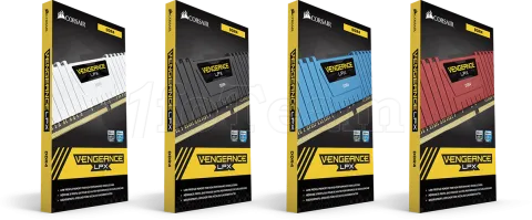 Photo de Barrette mémoire 16Go DIMM DDR4 Corsair Vengeance LPX  3000Mhz (Noir)