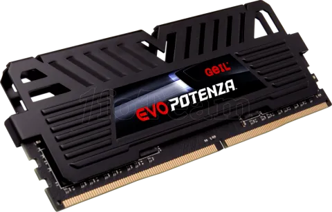 Photo de Barrette mémoire 16Go DIMM DDR4 GeIL Evo Potenza 3600Mhz (Noir)