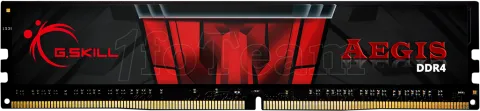 Photo de Barrette mémoire 16Go DIMM DDR4 G.Skill Aegis  2400Mhz (Noir et Rouge)
