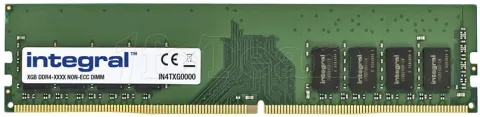 Photo de Barrette mémoire 16Go DIMM DDR4 Integral  2666Mhz (Vert)