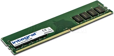 Photo de Barrette mémoire 16Go DIMM DDR4 Integral  3200Mhz (Vert)