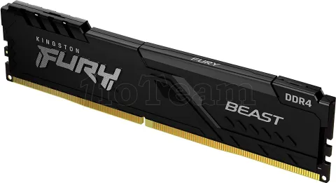 Photo de Barrette mémoire 16Go DIMM DDR4 Kingston Fury Beast  3200Mhz (Noir)