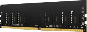 Photo de Barrette mémoire 16Go DIMM DDR4 Lexar  2666Mhz (Noir)