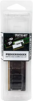 Photo de Barrette mémoire 16Go DIMM DDR4 Patriot Signature Line 3200Mhz (Noir)
