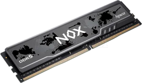 Photo de Barrette mémoire 16Go DIMM DDR5 Apacer Nox  5200MHz (Noir)