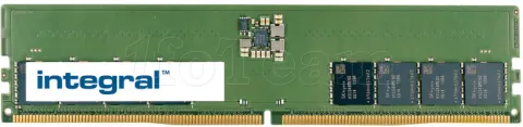 Photo de Barrette mémoire 16Go DIMM DDR5 Integral 5600MHz (Vert)