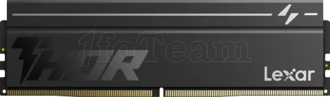 Photo de Barrette mémoire 16Go DIMM DDR5 Lexar Thor 2ème Génération 6000MHz (Noir)