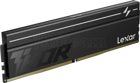 Photo de Barrette mémoire 16Go DIMM DDR5 Lexar Thor 2ème Génération 6000MHz (Noir)