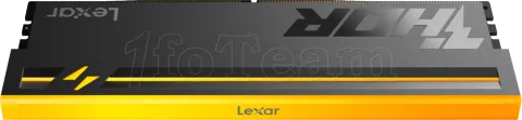 Photo de Barrette mémoire 16Go DIMM DDR5 Lexar Thor RGB 2ème Génération 6000MHz (Noir)