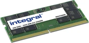 Photo de Barrette mémoire 16Go SODIMM DDR5 Integral 5600Mhz (Vert)