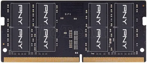 Photo de Barrette mémoire 16Go SODIMM DDR5 PNY Performance 5600MHz (Noir)