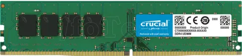Photo de Barrette mémoire 32Go DIMM DDR4 Crucial  2666Mhz (Vert)