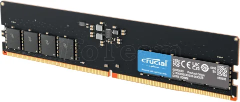 Photo de Barrette mémoire 32Go DIMM DDR5 Crucial Classic 5600MHz (Noir)