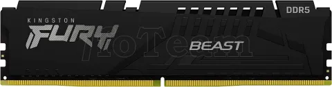 Photo de Barrette mémoire 32Go DIMM DDR5 Kingston Fury Beast  5600MHz (Noir)