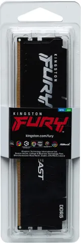 Photo de Barrette mémoire 32Go DIMM DDR5 Kingston Fury Beast  5600MHz (Noir)
