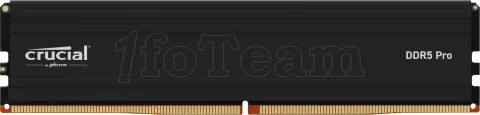 Photo de Barrette mémoire 48Go DIMM DDR5 Crucial Pro 5600MHz (Noir)