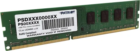 Photo de Barrette  mémoire 4Go DIMM DDR3 Patriot Signature Line PC3-12800 (1600Mhz)