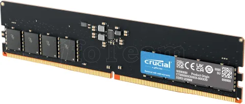 Photo de Barrette mémoire 64Go DIMM DDR5 Crucial Classic 5600MHz (Noir)
