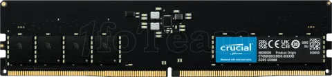 Photo de Barrette mémoire 64Go DIMM DDR5 Crucial Classic 5600MHz (Noir)