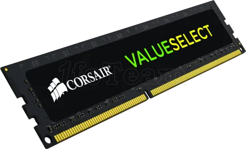 Photo de Barrette mémoire 8Go DIMM DDR3 Corsair Value Select PC12800 (1600MHz)