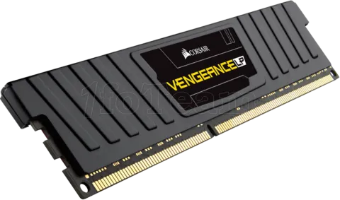 Photo de Barrette mémoire 8Go DIMM DDR3 Corsair Vengeance LP PC12800 (1600MHz) (Noir)