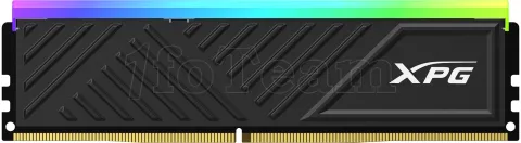 Photo de Barrette mémoire 8Go DIMM DDR4 Adata XPG SpectriX D35G RGB  3600Mhz (Noir)