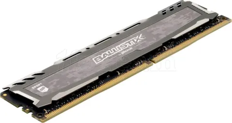 Photo de Barrette mémoire 8Go DIMM DDR4 Ballistix Sport LT  3000Mhz (Gris)