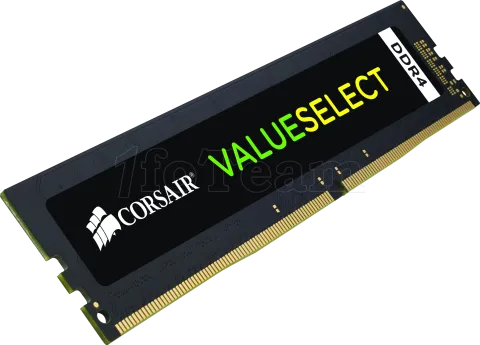 Photo de Barrette mémoire 8Go DIMM DDR4 Corsair Value Select 2400Mhz (Noir)