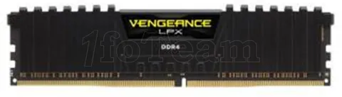 Photo de Barrette mémoire 8Go DIMM DDR4 Corsair Vengeance LPX  3000Mhz (Noir)