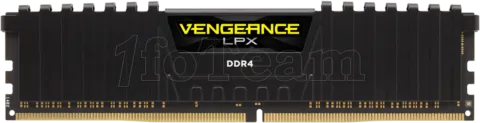 Photo de Barrette mémoire 8Go DIMM DDR4 Corsair Vengeance LPX  3200Mhz (Noir)