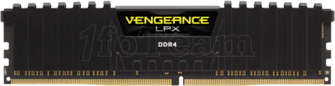 Photo de Barrette mémoire 8Go DIMM DDR4 Corsair Vengeance LPX  3600Mhz (Noir)