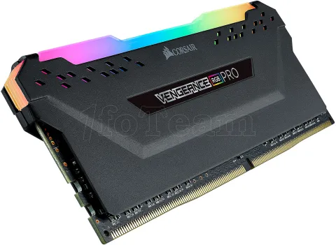 Photo de Barrette mémoire 8Go DIMM DDR4 Corsair Vengeance Pro RGB  3600Mhz (Noir)