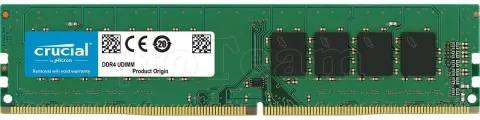 Photo de Barrette mémoire 8Go DIMM DDR4 Crucial  3200Mhz (Vert)