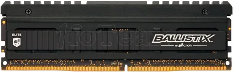 Photo de Barrette mémoire 8Go DIMM DDR4 Crucial Ballistix Elite  3600Mhz (Noir)