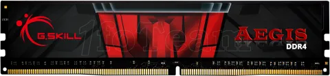 Photo de Barrette mémoire 8Go DIMM DDR4 G.Skill Aegis  3000Mhz (Noir et Rouge)