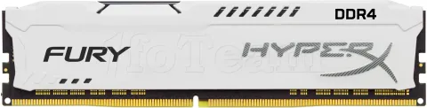 Photo de Barrette mémoire 8Go DIMM DDR4 Kingston HyperX Fury  3466Mhz (Blanc)