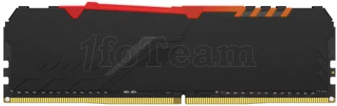 Photo de Barrette mémoire 8Go DIMM DDR4 Kingston HyperX Fury  3600Mhz (Noir)