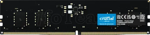 Photo de Barrette mémoire 8Go DIMM DDR5 Crucial Classic 5600MHz (Noir)
