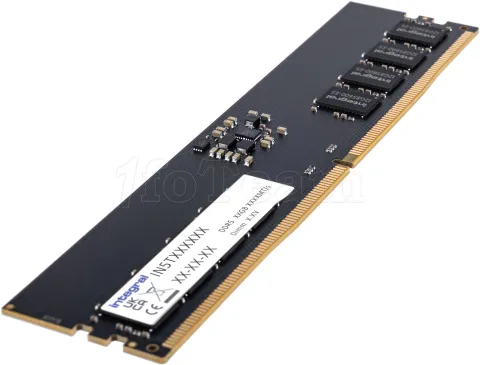 Photo de Barrette mémoire 8Go DIMM DDR5 Integral 4800MHz (Vert)