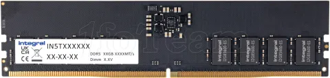 Photo de Barrette mémoire 8Go DIMM DDR5 Integral 4800MHz (Vert)