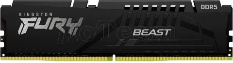 Photo de Barrette mémoire 8Go DIMM DDR5 Kingston Fury Beast 5600MHz (Noir)