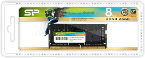 Photo de Barrette mémoire 8Go SODIMM DDR4 Silicon Power 3200Mhz (Noir)