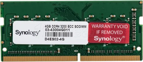 Photo de Barrette mémoire NAS 4Go SoDIMM ECC DDR4 Synology 3200MHz